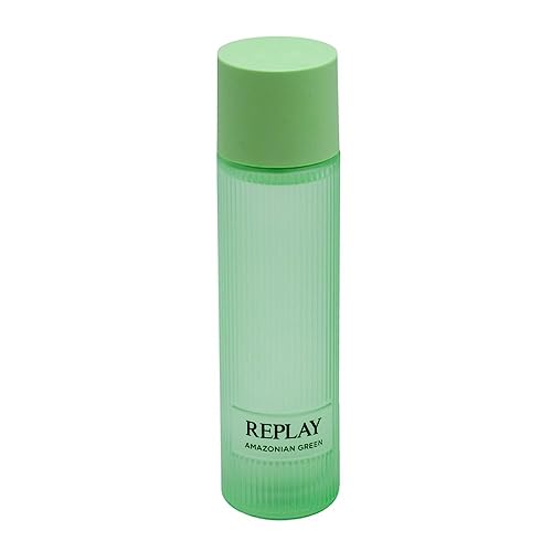 Replay - Earth Made Amazonian Green Eau De Toilette For Body - Profumo Corpo Unisex E Vegano Dal Carattere Audace E Avvolgente, Fragranza Ambrata - Le