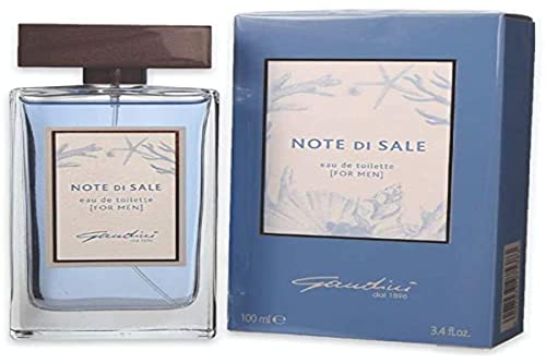 Gandini, Note Di Sale, Profumo Uomo, Eau De Toilette, Fragranza Spumeggiante E Fresca, Con Note Marini, Di Gelsomino, Mirto, Fava Tonka, Legno Di Cedr