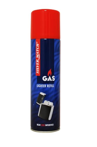 Gas Per Accendini Silver Match 250 Ml Gas Di Ricarica Universale