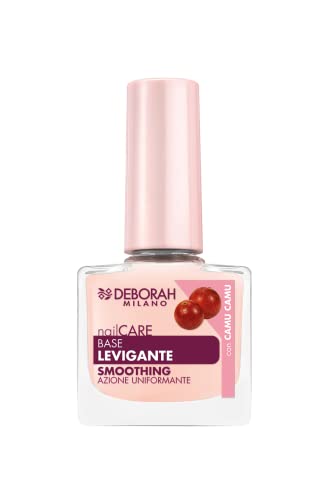 Deborah Milano - Smalto Trattamento Base Levigante, Con Bacche Di Camu Camu, Azione Protettiva E Rigenerante, Leviga E Illumina La Superficie Ungueale
