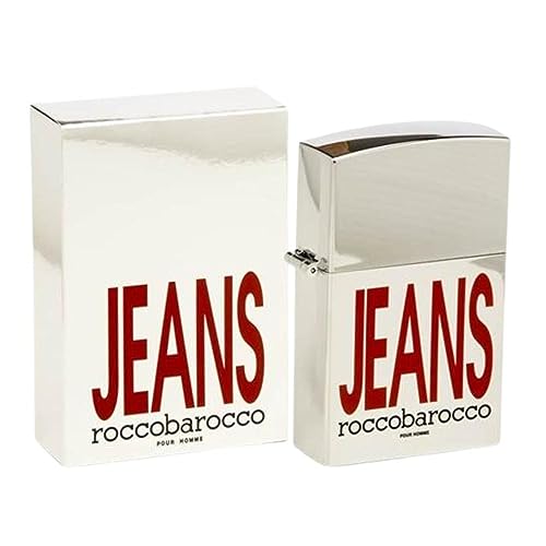 Roccobarocco - Jeans Man Eau De Toilette Uomo – Profumo Uomo Dalla Fragranza Agrumata-Muschiata Per L’Uomo Dal Carattere Vivace E Dinamico Flacone Da
