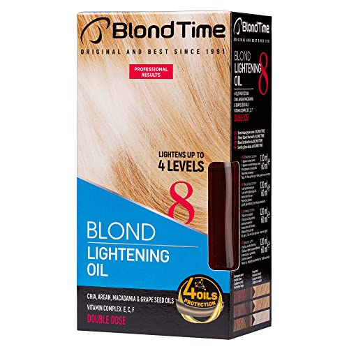 Olio Schiarente Per Capelli, Schiarisce Fino A 4 Livelli, Decolorante Per Capelli, 180 Ml