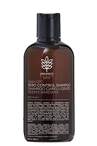 Organics Pharm Shampoo Capelli Grassi Neem Bardana 250Ml