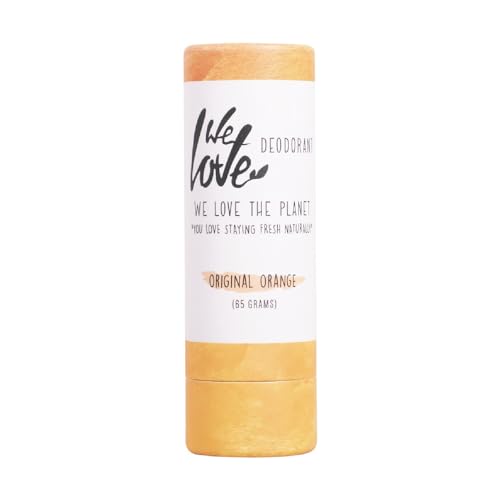 We Love The Planet Original Orange Natural Deodorant Stick