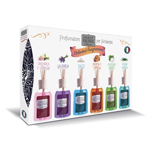 Suarez Sweet Home Collection Set Profumatori Per Ambienti Selected Fragrances 6X30Ml