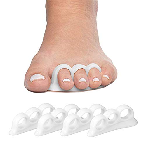 [4 Pz] Raddrizza Dita Dei Piedi, Cuscinetti A Sollievo Per Sovrapposizione Toes Separates-Dita Incrociate E Più & Di Dita A Martello & Toe Artiglio Al