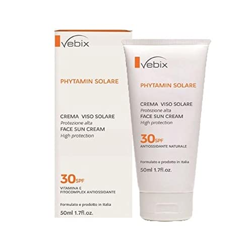 Vebix Phytamin Solare - Crema Viso Solare Spf30, 50Ml