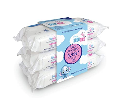 Baby Toallitas Limpiadoras Lote 3 X 60 Pz