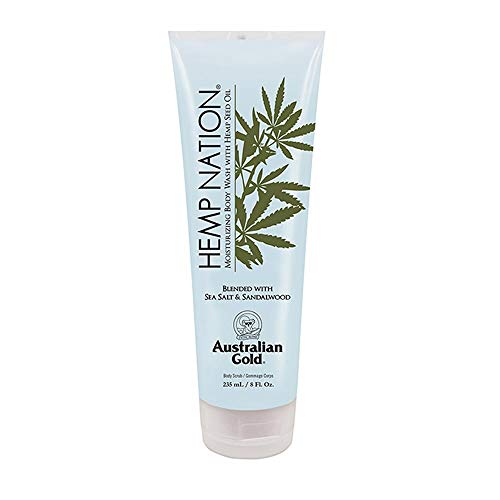 Original Hemp Nation Sea Salt & Sandalwood Body Wash 230Ml, Vanilla