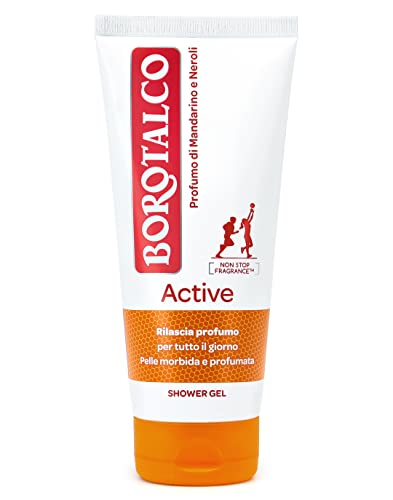 Borotalco - Docciaschiuma Active Corpo, Doccia Schiuma Al Profumo Di Mandarino E Neroli, Shower Gel Per Una Pelle Morbida E Profumata - Ideale Per Uom