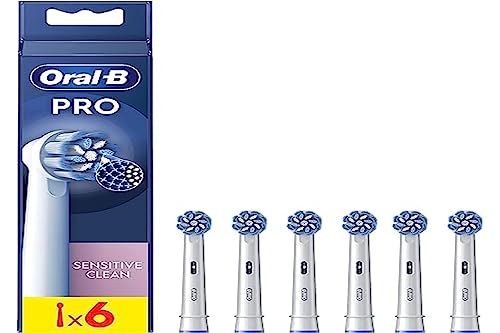 Oral-B Pro Sensitive Clean - Spazzolini Per Spazzolino Elettrico, Confezione Da 6 Unità