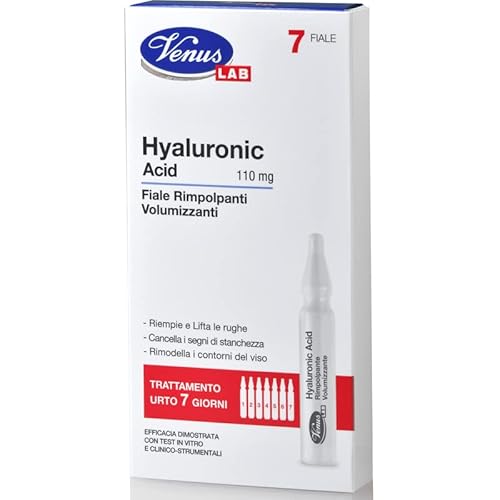 Venus Lab 7 Fiale Hyaluronic Acid Rimpolpanti E Volumizzanti 110 Mg