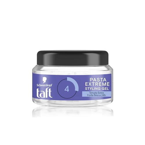 Taft Pasta Extreme Styling Gel 250Ml, Gel Per Capelli Con Tenuta Extra Forte Fino A 24H, Con Formula Vegana, Delicato Su Capelli E Cuoio Capelluto
