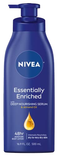 Nivea Essentially Enriched Daily Lotion For Dry To Very Dry Skin, 16.9 Fluid Ounce