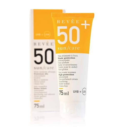Revée Crema Solare Sun/Care 50+ Spf - Per Viso E Corpo Per Proteggere Le Cicatrici Post Operatorie - Protezione Totale Per Tattoo - Made In Italy - Ni