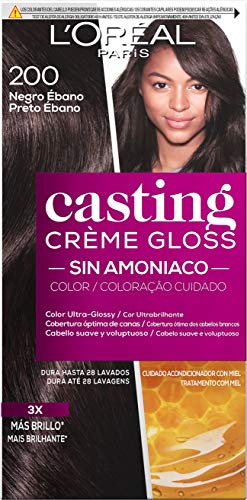 Loreal Paris Casting Creme Gloss Baño De Color 200 Negro Ébano