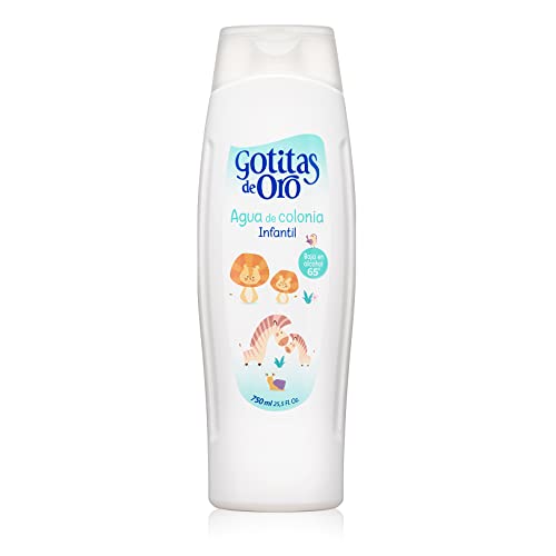 Gotitas De Oro Agua De Colonia Infantil - Baja En Alcohol - 750 Ml