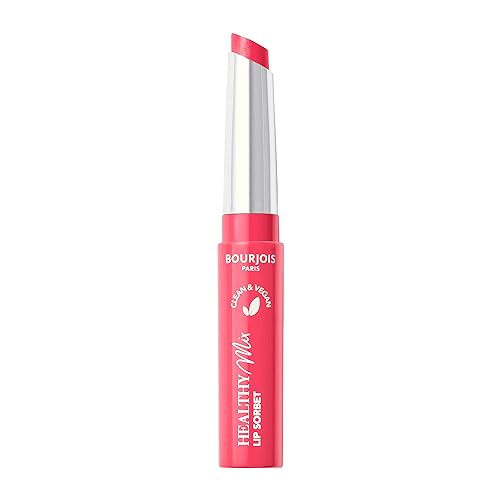 Bourjois Healthy Mix Clean Lip Sorbet - Scoop'Ink 04, Balsamo Labbra Idratante, Trucco Vegano, 1,7 G
