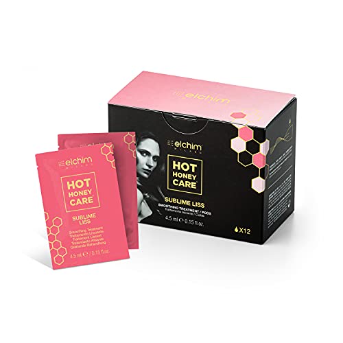 Elchim, Hot Honey Care Sublime Liss, Cialde Per Diffusori E Phon Elchim, Effetto Immediato, Per Capelli Lisci, Morbidi E Lucenti, 12 Cialde