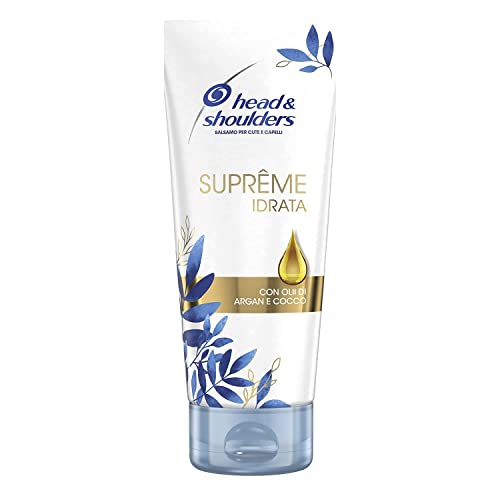 Head & Shoulders Balsamo Antiforfora Suprême Idrata, Con Olii Di Argan E Cocco, Per Cute E Capelli, 220Ml