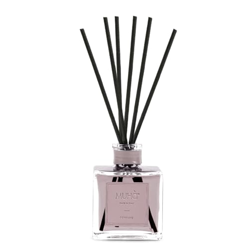 Muha' | Profumatore Per Ambiente Perfume Diffuser, Fragranza Zagara E Gardenia, Diffusore Ambiente Con Bastoncini, Formato Da 200 Ml