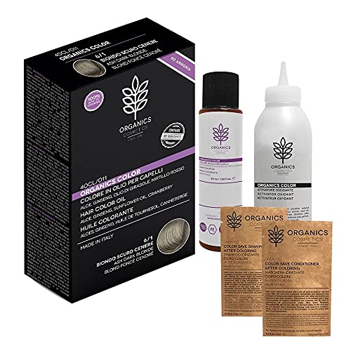 Biondo Scuro Cenere - Tinta Per Capelli Organics Color