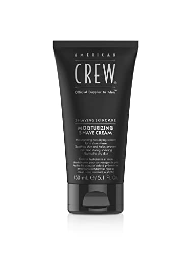 American Crew Moisturizing Shave Cream, Crema Da Barba Idratante Per Una Rasatura, Senza Irritazioni, 150 Ml
