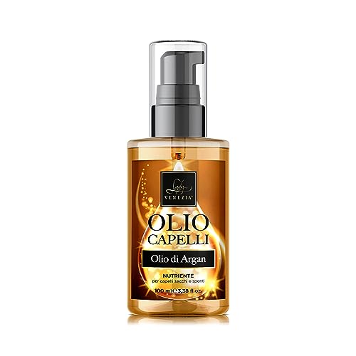 Lady Venezia - Olio Di Argan Per I Capelli - Cura Per I Capelli Secchi - 100 Ml - Olio Nutriente