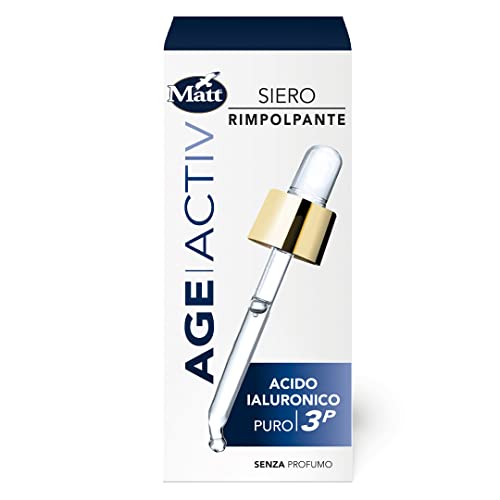 Matt Age Activ Siero Viso Concentrato Rimpolpante Con Acido Ialuronico, 30Ml