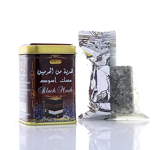 Hemani - Pietra Profumata Orientale, Casa Moro, Black Musk, Profumo Per Ambienti Senza Alcol, Resinato, Muschio Nero Naturale, W1003