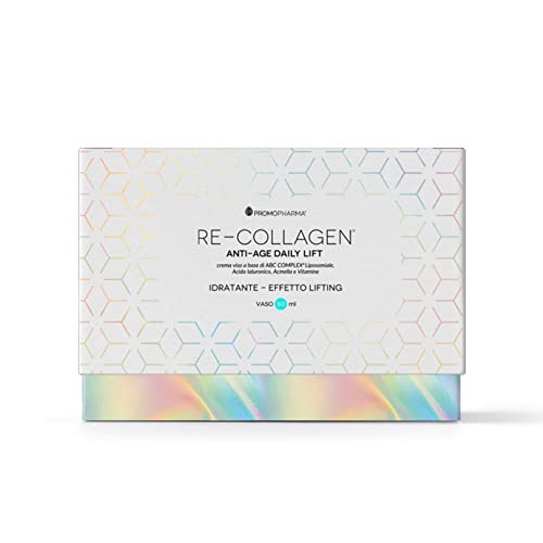Re-Collagen Anti-Age Daily Lift - Crema Per Il Viso - A Base Di Abc Complex Con Acido Ialuronico - Anti Age, Per Il Collagene - 50 Ml