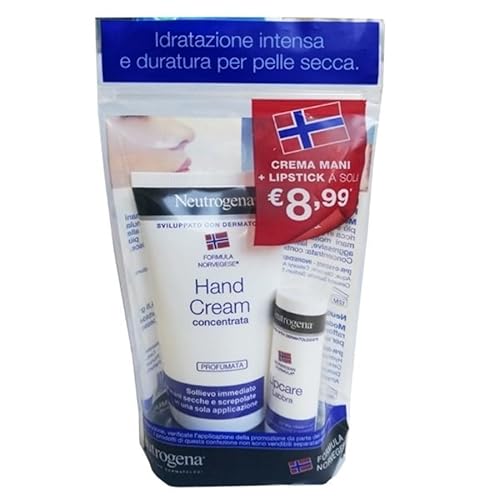 Johnson & Johnson Neutrogena Mani Profumato + Lipstick Bundle