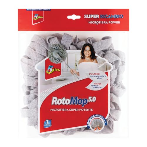 Rotomop 5.0 Ricambio Microfibra Super Potente 1 Pz