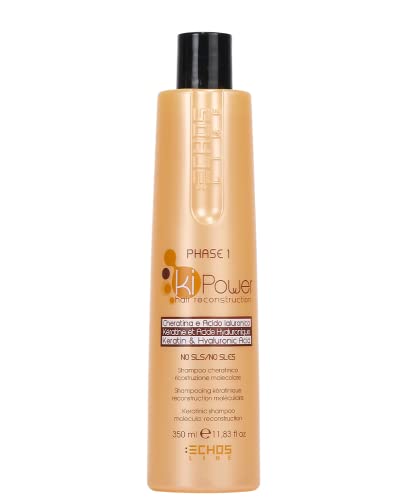 Echosline Ki-Power Shampoo Cheratinico – Preparatore Ricostruzione Molecolare - 350 Ml