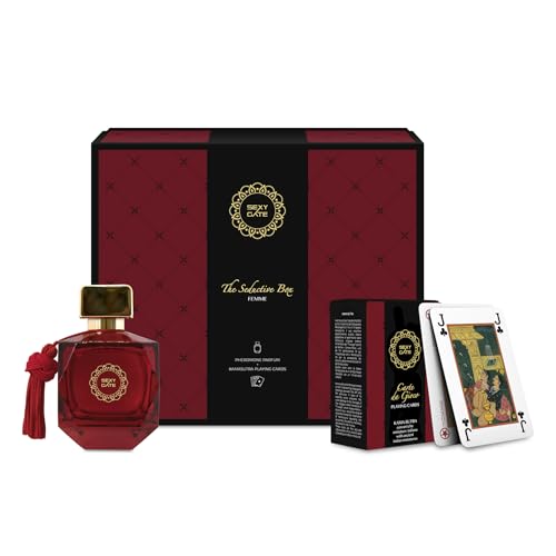 Diamond Sexy Gate Afrodite | Profumo 100 Ml Con Carte Kama, Confezione Regalo Donna, Elisir D'Amore, Fragranza Fruttata