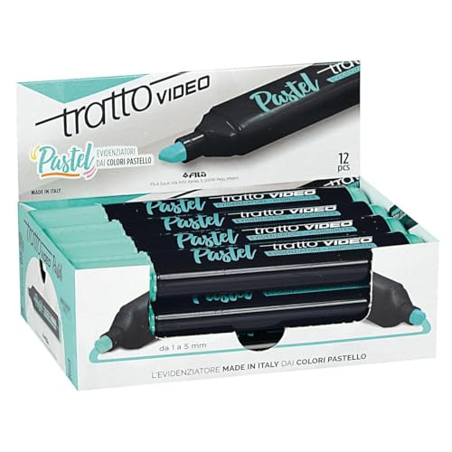 Fila Tratto 88918 Evidenziatore Video Pastel, Verde Menta