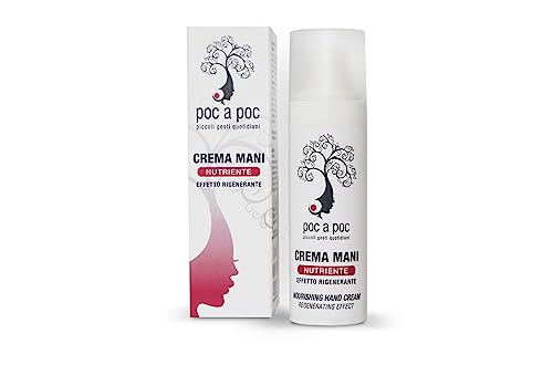 Poc A Poc Crema Mani Nutriente Con Estratto Di Fragole - Burro Di Karitè - Olio Di Jojoba - Vitamine A-C-E