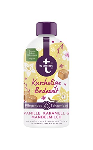 T: By Tetesept Bagno Schiumoso Per Il Bagno: Additivo Per Il Bagno Con Profumo Invernale Di Vaniglia, Caramello E Latte Di Mandorle, Cura Delicata, Ol