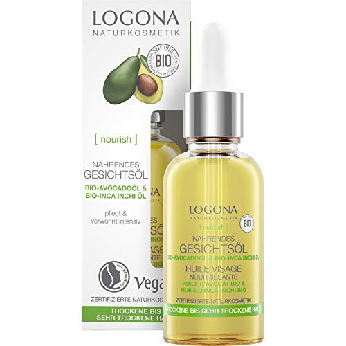 Logona - Olio Per Il Viso Rivitalizzante E Nutriente, Stimola Il Rinnovamento Cellulare, Vegano, 30 Ml
