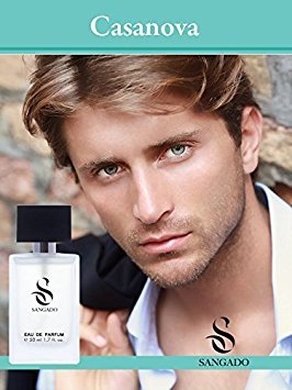 Sangado Casanova Profumo Per Uomini, Lunga Durata 8-10 Ore, Fragranza Lussuosa, Aromatico Speziato, Preziose Essenze Francesi, Extra-Concentrato (Eau 