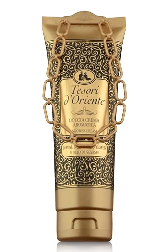 Tesori D'Oriente - Doccia Crema Royal Oud Dalle Note Speziate, Con Legno Di Oud, Dona Alla Pelle Una Sensazione Di Benessere Prolungato, 250Ml