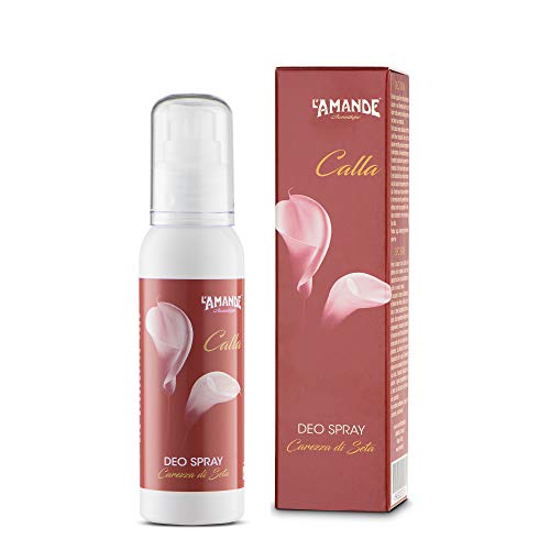 L'Amande - Deodorante Donna Spray Senza Alcool E Sali Di Alluminio, Delicato E Naturale Per Pelli Sensibili, Deodorante Donna Idratante Ed Emolliente,