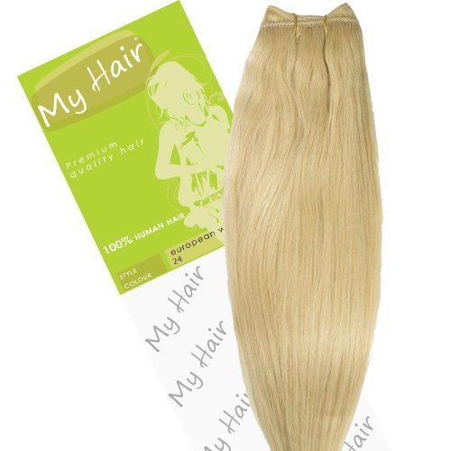 My Hair 14 Pollici A Colori 24 Euro Estensioni Di Trama Dei Capelli