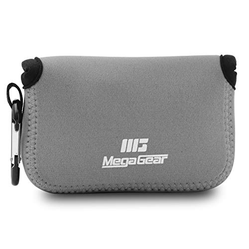 Megagear Mg1425 Panasonic Lumix Dc-Zs200, Tz200, Leica C-Lux Ultra Light Custodia In Neoprene Per Fotocamera - (Grigio)