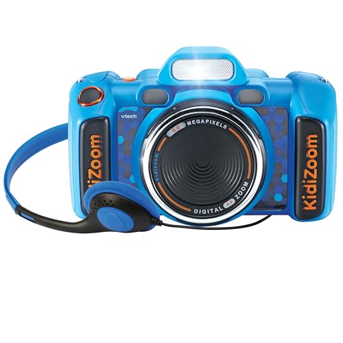 Vtech - Kidizoom Duo Fx Blu, Fotocamera Per Bambini, Selfie, Video, Schermo A Colori, Studio Di Fumetti, Filtri Ed Effetti Divertenti, Regalo Per Bamb