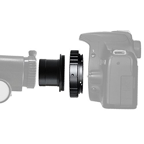 Solomark Supporto Per Obiettivo Telescopico Per Fotocamera Slr/Dslr E Adattatore A T Da 3,2 Cm - Attacca La Fotocamera Al Telescopio Per Fare Fotograf