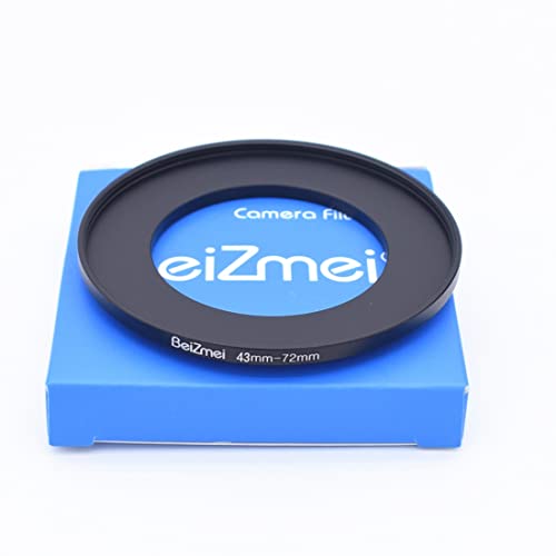 43Mm A 72Mm Anelli Adattatore Filtro Lente Compatibile Con Tutte 43Mm Le Obiettivo A 72Mm Uv,Nd,Cpl Filtro,43Mm Lens To 72Mm Filtro Ring
