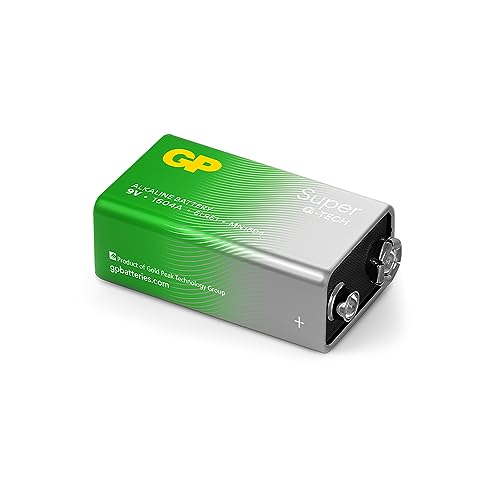 Batteria 9 V Gp Alkaline Super 9 V 1 Pezzo