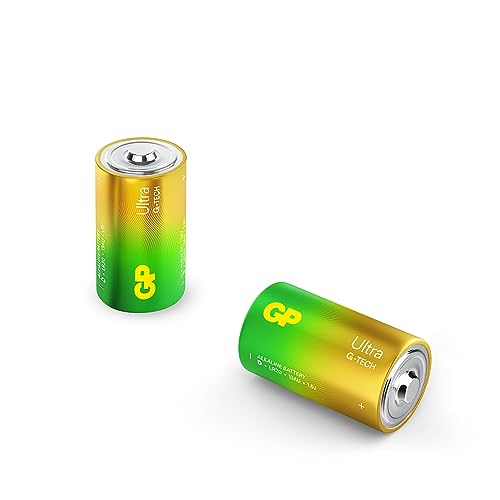 D Mono Batterie Gp Alkaline Ultra 1,5 V 2 Pezzi
