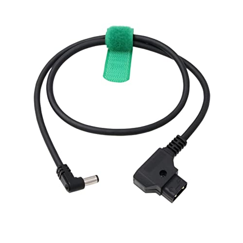 Hangton D-Tap A Dc Barrel 5.5 Cavo Di Alimentazione Ad Angolo Retto Da 2,1 Mm Per Smallhd 702 Atomos Ninja Shogun Inferno Flame Monitor Lilliput V-Mou